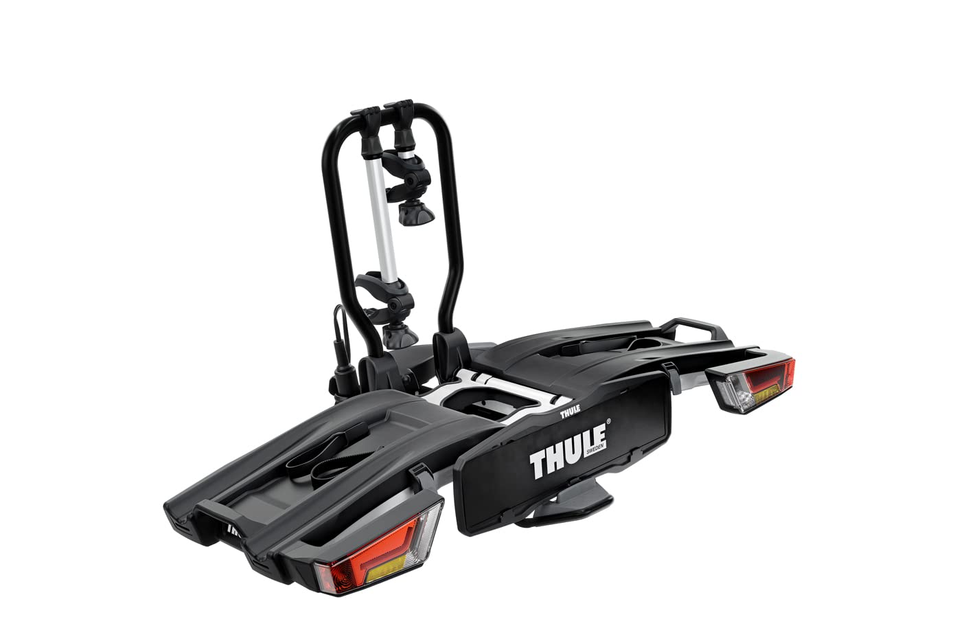 Thule EasyFold XT Fahrradträger für Anhängerkupplung 2 Fahrräder silber